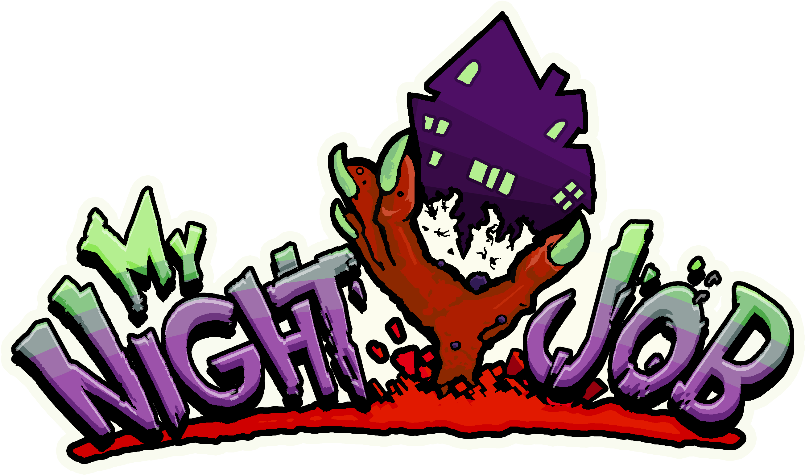 My Night Job Is An Action Arcade Game, Offering A Very - My Night Job (3200x1820), Png Download