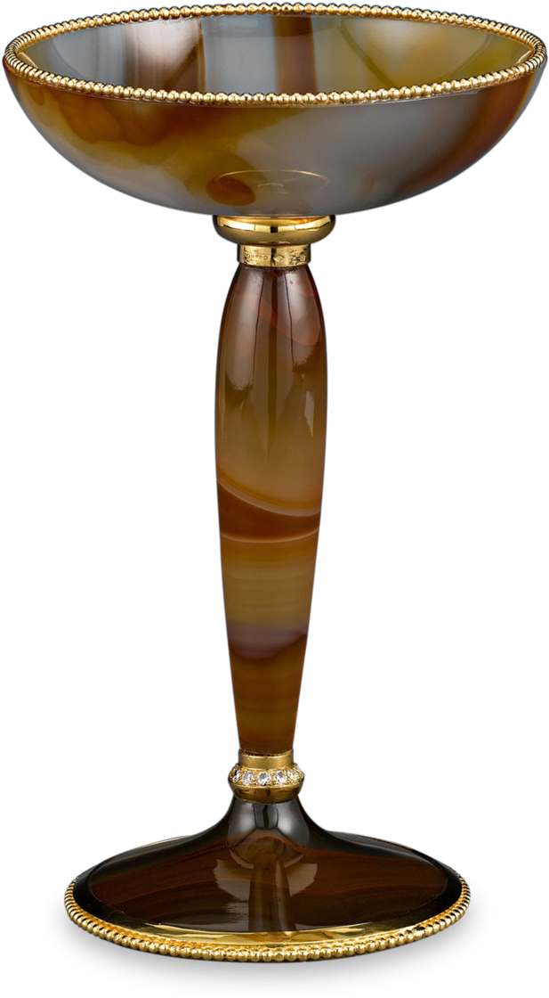 Boucheron Agate, Gold & Diamond Presentation Coupe - Antique (1250x1250), Png Download