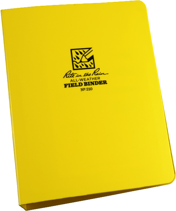Rite In The Rain 1"capacity Polydura Ring Binder - Paper (700x700), Png Download
