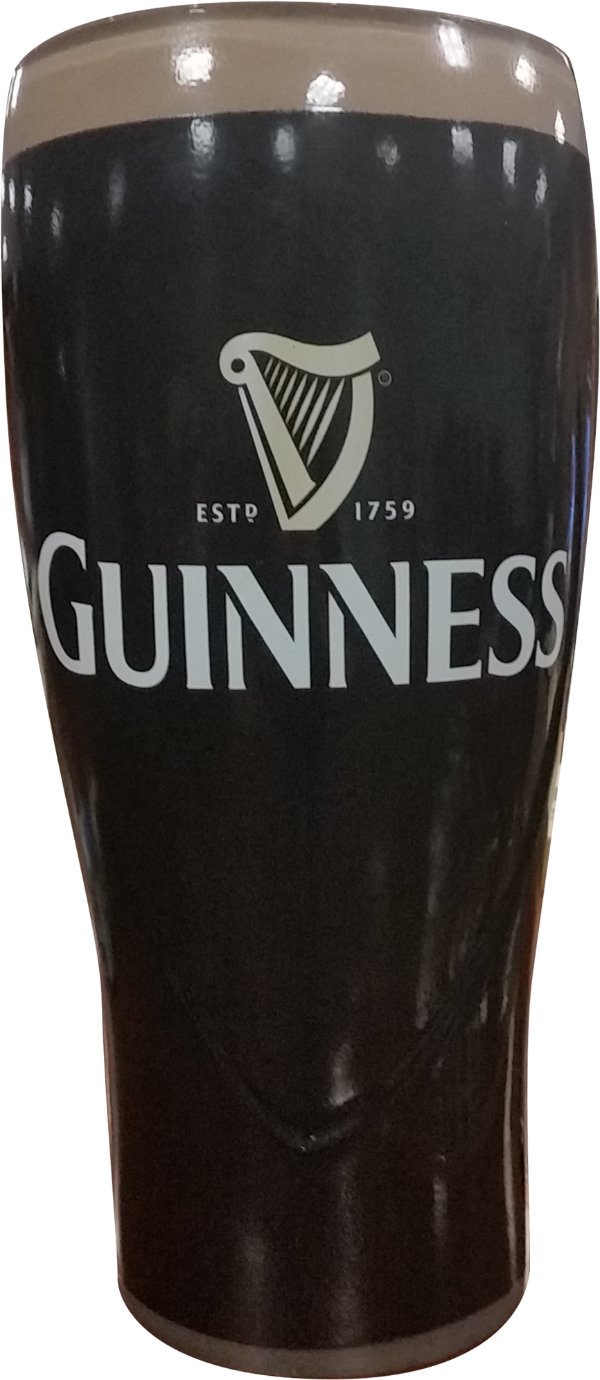 Guinness Molded Pint Glass - Guinness (2400x2400), Png Download