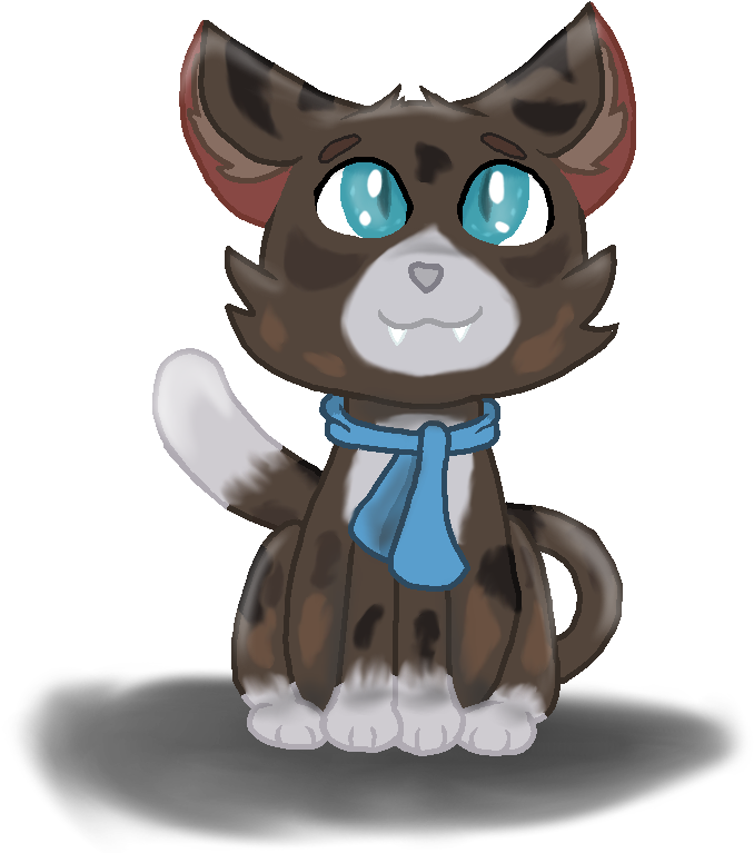 “i Finally Got Around To Drawing My Cattails Oc As - Cartoon (800x800), Png Download