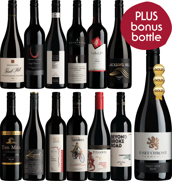 Regional Red Dozen Plus Bonus Bottle - Josef Chromy (665x700), Png Download