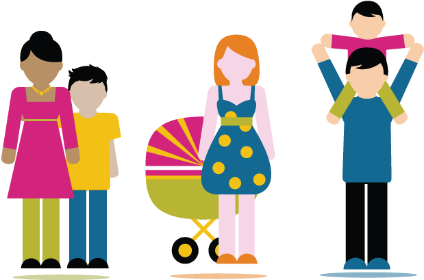 Mother And Baby Clipart Child Adoption - Illustration (800x500), Png Download