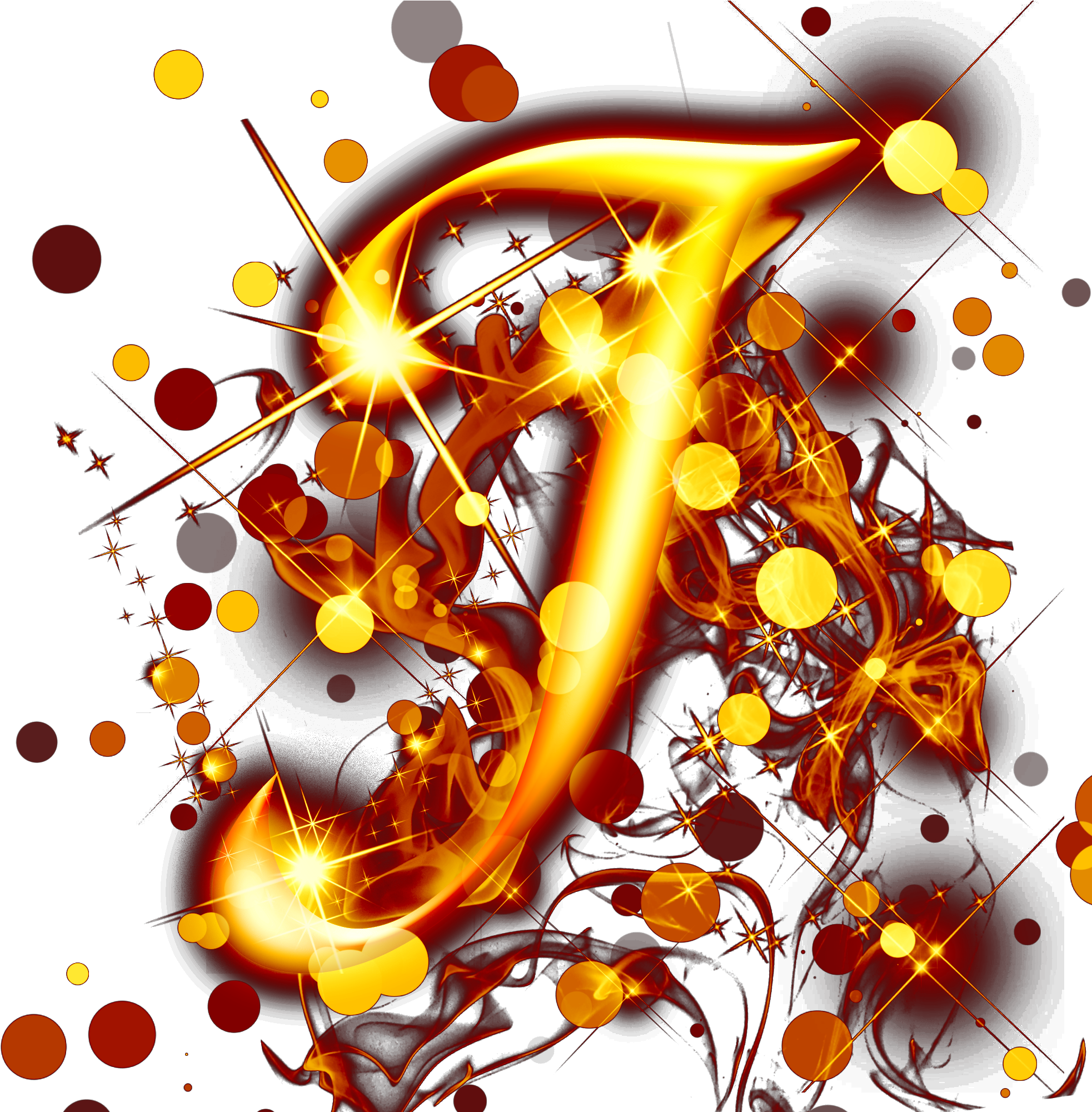 Gold Light Effect Letters Starlight Png And Psd - Graphic Design (2000x2000), Png Download