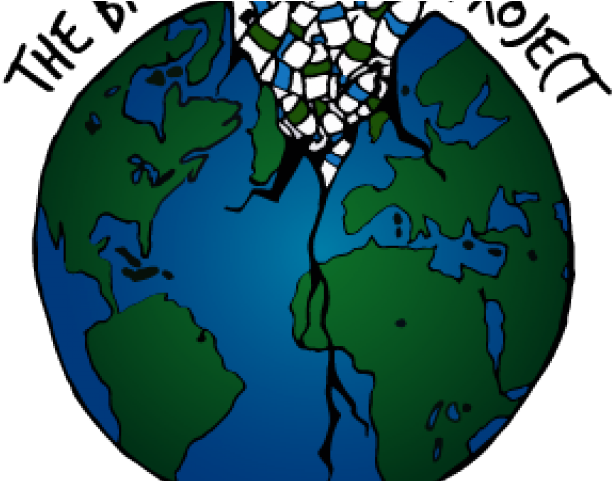 Plastic Clipart Broken Bottle - Earth (640x480), Png Download