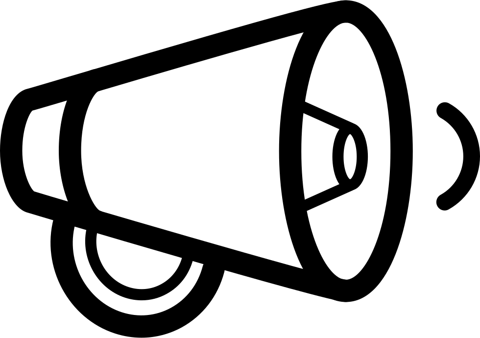 Decrease Volume Interface Speaker Outline Symbol Comments - رمز مكبر الصوت (980x690), Png Download