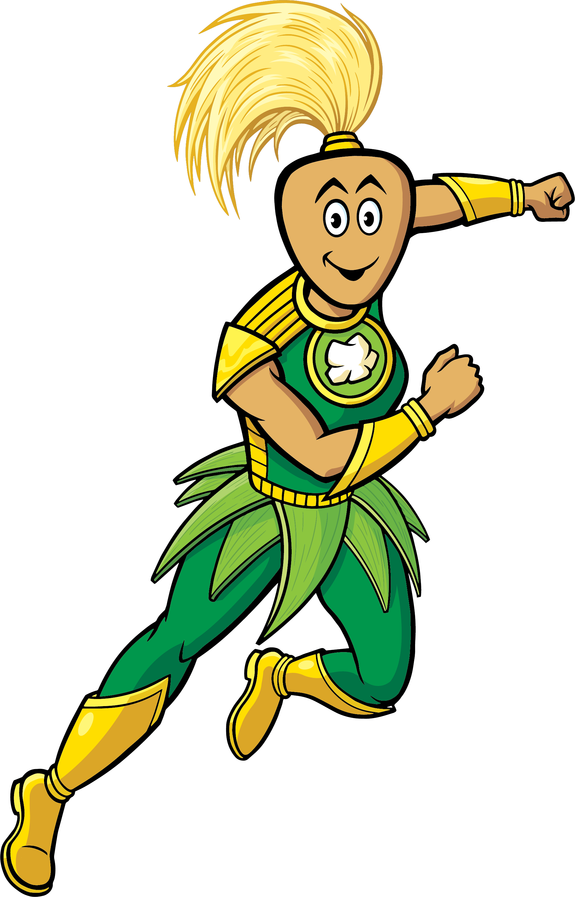 Meet Your Whole-grain Healthy Heroes - Cartoon (1934x3017), Png Download