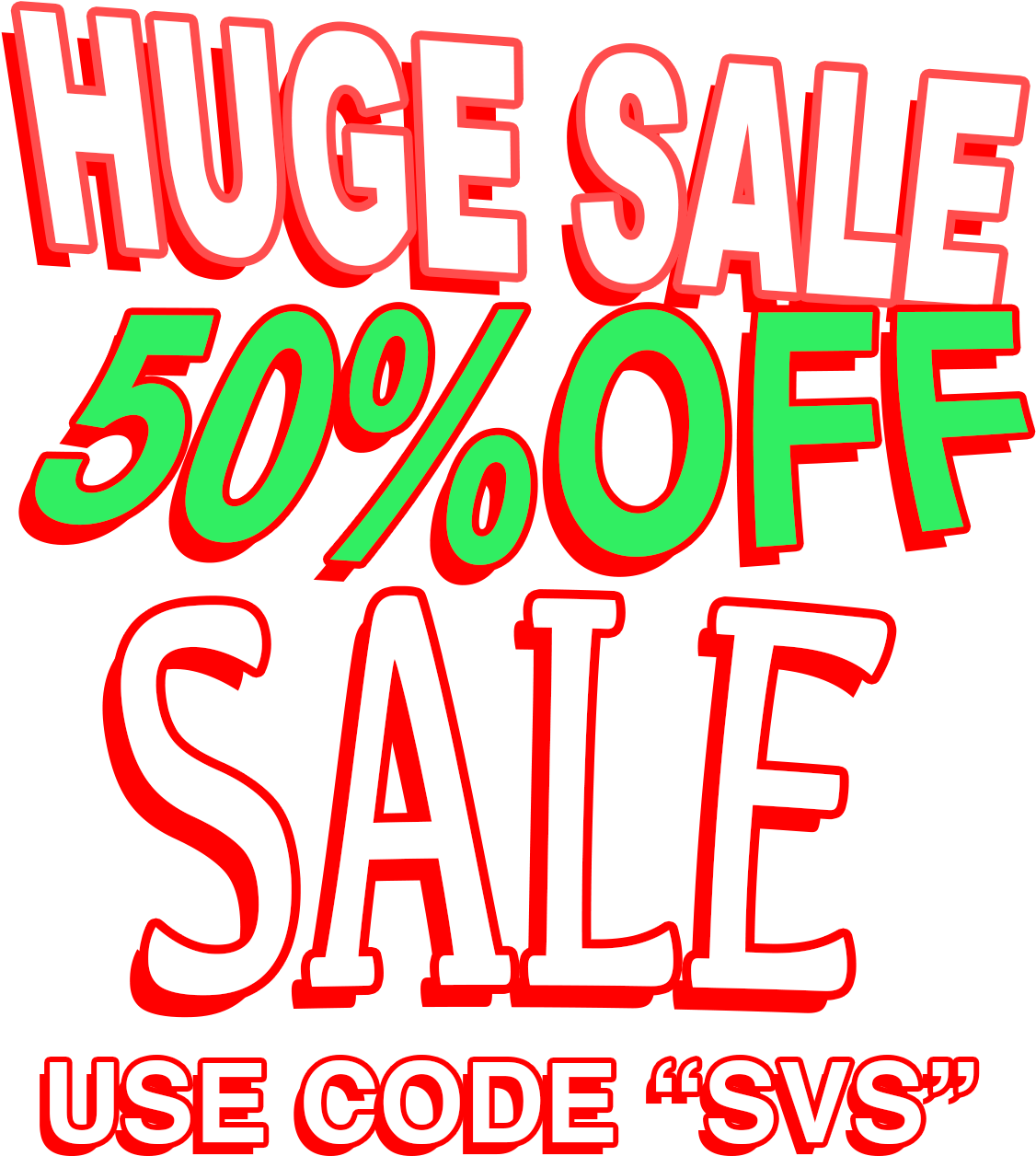 Image Of 50% Off Sale Now - Poster (1200x1421), Png Download