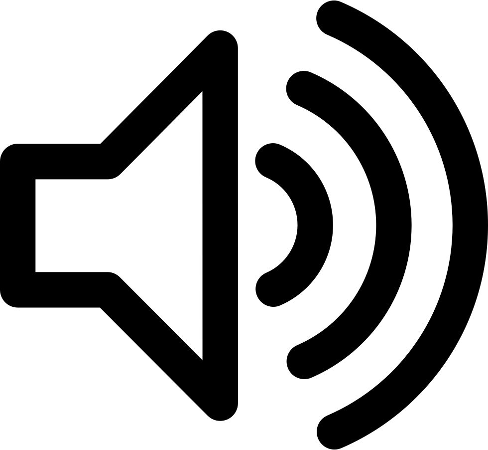 Speaker Audio Interface Symbol Comments - Audio Symbol (980x902), Png Download