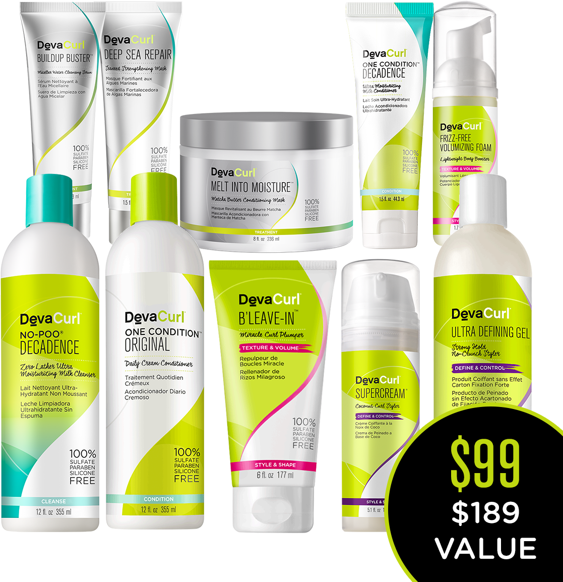 Buy Felicias Bundle From Devacurl Hair Products And - Cosmetics (1200x1200), Png Download