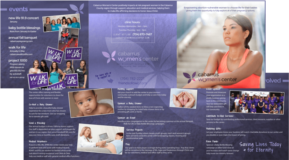 Pregnancy Center Client Brochure (1170x630), Png Download