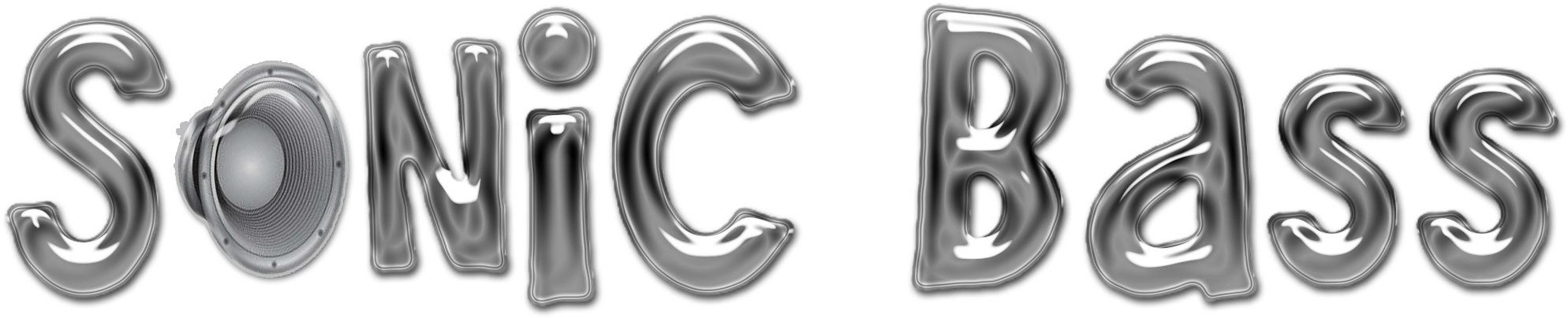 Cropped Sonic Bass Logo Alpha Channel Silver Largel - Number (2005x425), Png Download