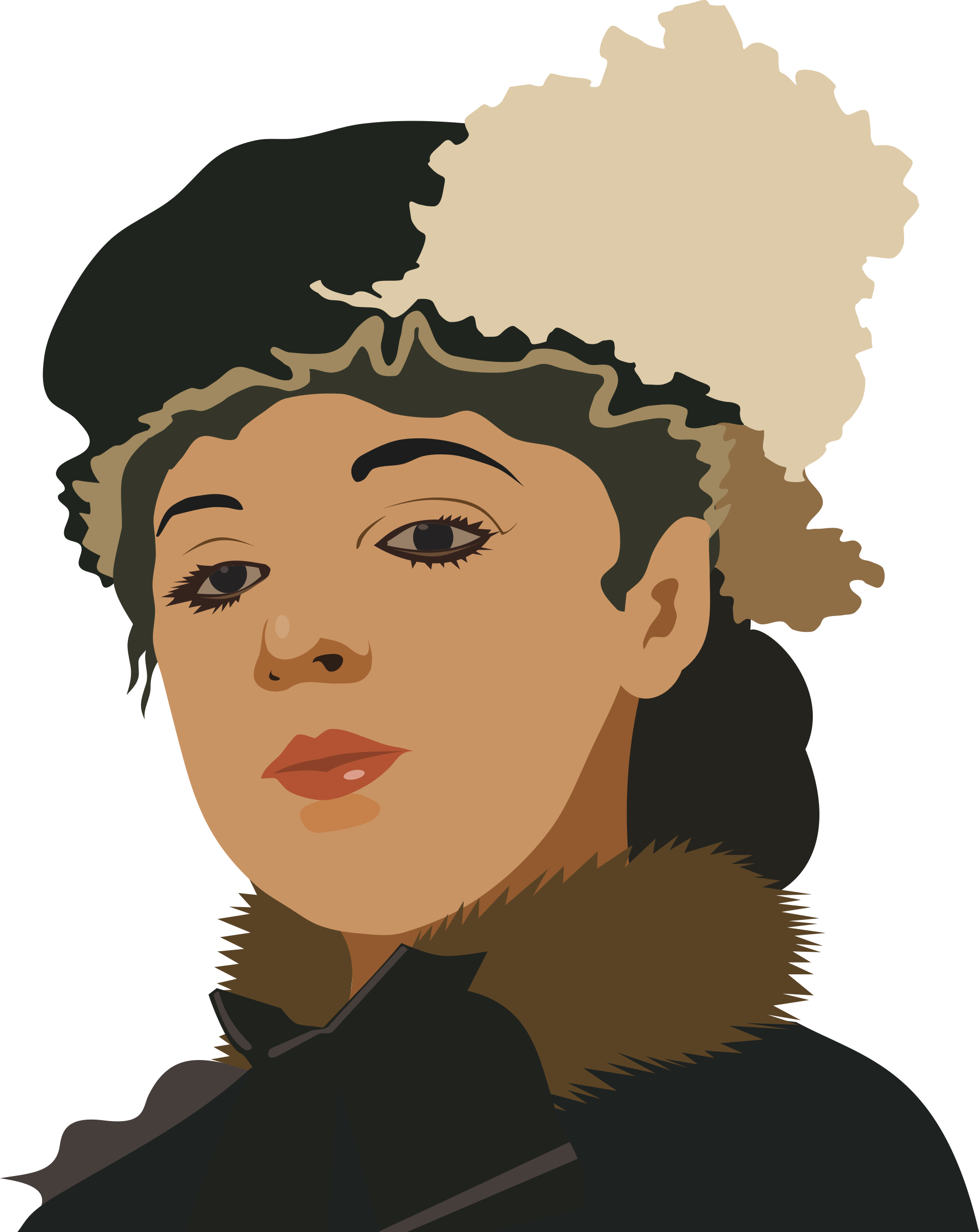 This Free Icons Png Design Of Portrait Of An Unknown (1908x2400), Png Download