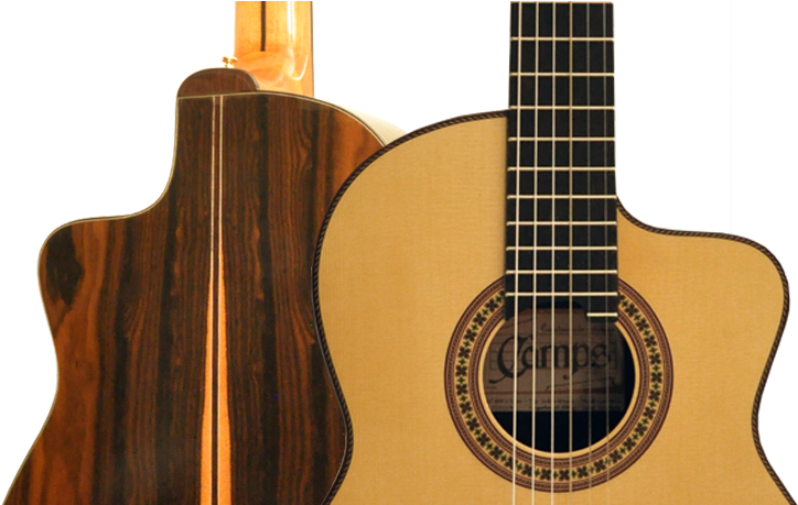Classic / No Amplified - Raimundo Guitar (922x458), Png Download