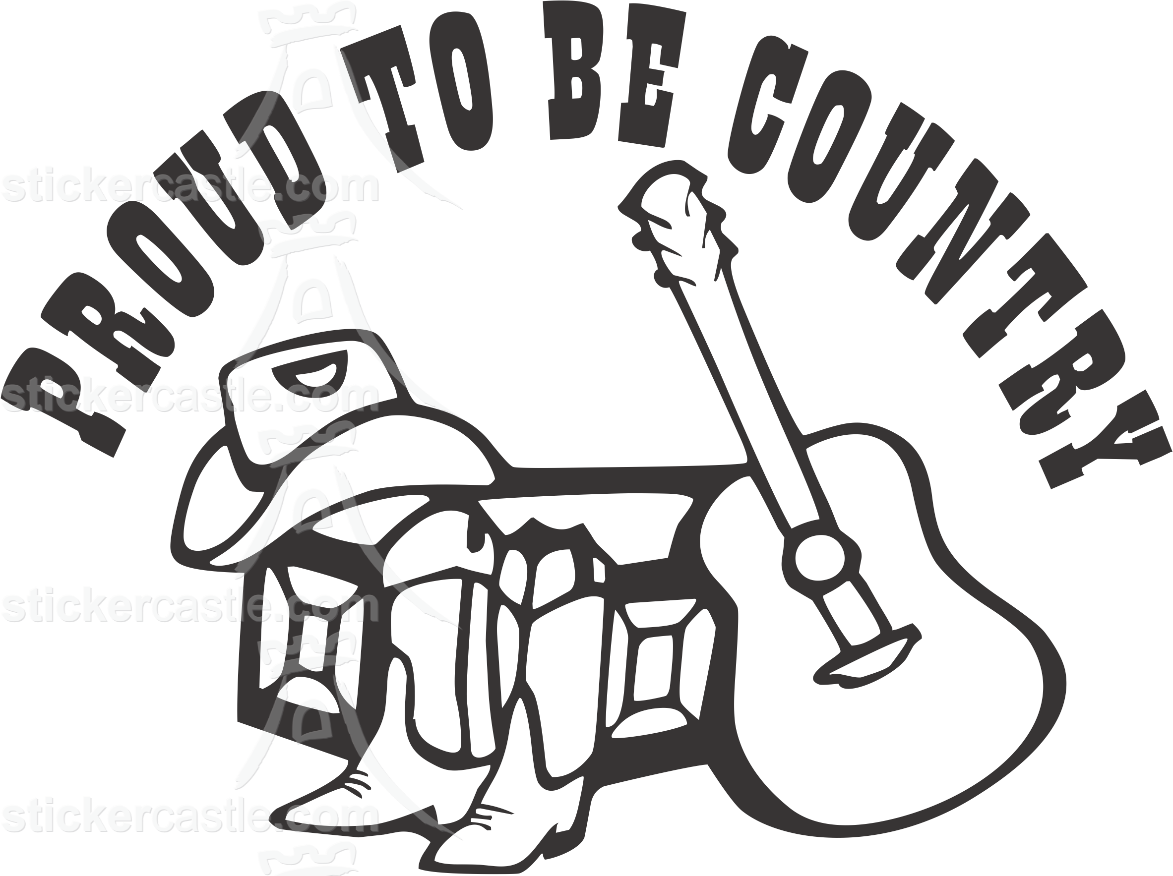 2365 X 1767 12 - Proud To Be Country (2365x1767), Png Download