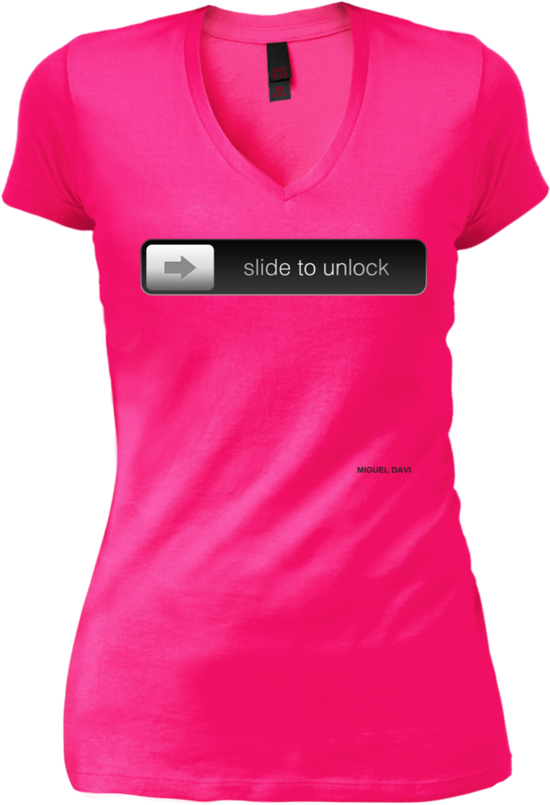 A) Slide To Unlock - Shirt (1155x1155), Png Download