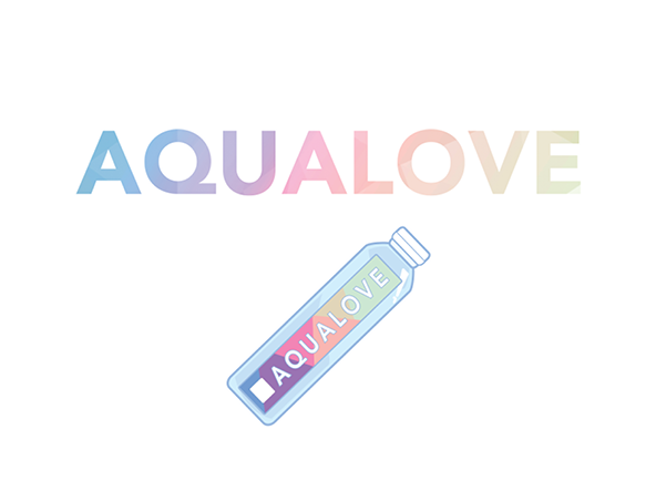 Aqualove Bottle Footer - Parallel (591x591), Png Download