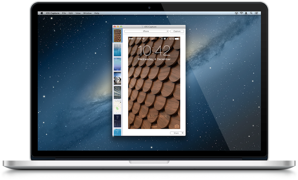 Ios Capture - Gadget (1067x800), Png Download