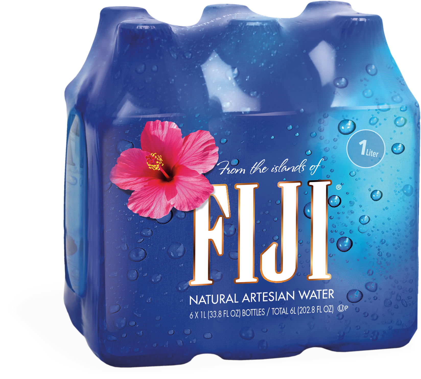 Fiji Water 6 Pack (2000x1910), Png Download