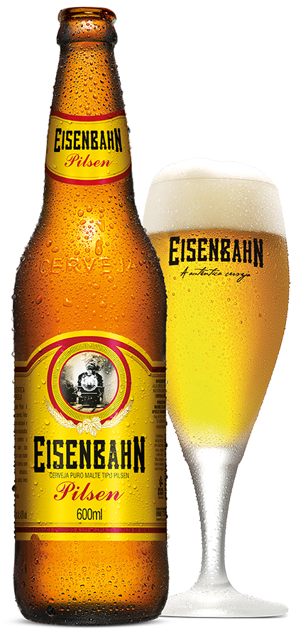 Os Estados Do Rio Grande Do Sul E De Santa Catarina - Cerveja Eisenbahn 600ml Png (457x886), Png Download