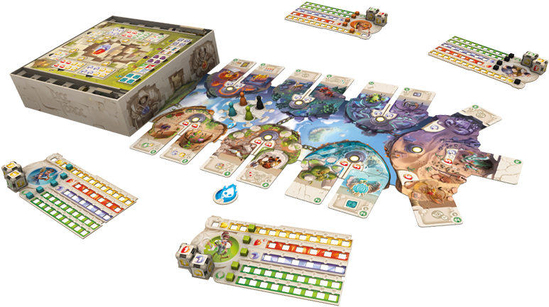 Dice Forge Board Game (880x480), Png Download