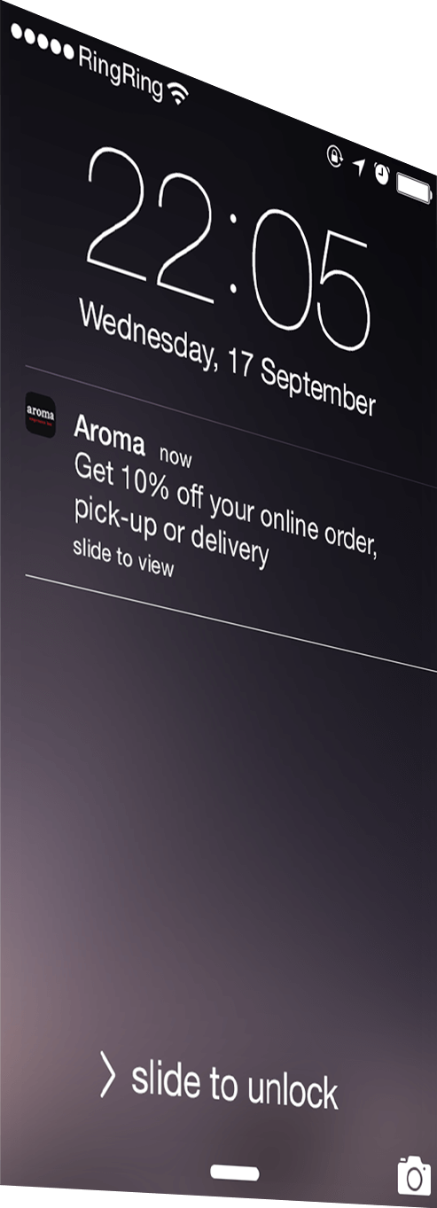 Custom Mobile App For Restaurants - Printing (493x1363), Png Download