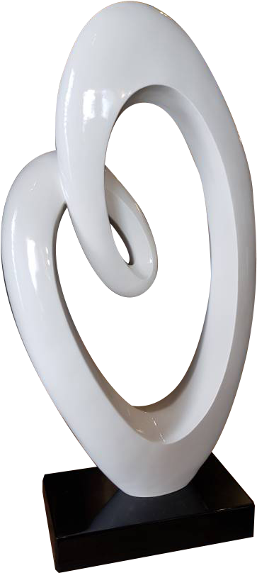 Heart Art Decor Modern - Bronze Sculpture (1000x1000), Png Download