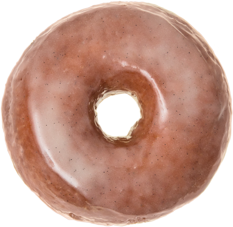 Vanilla Bean Raised - Doughnut (1110x894), Png Download
