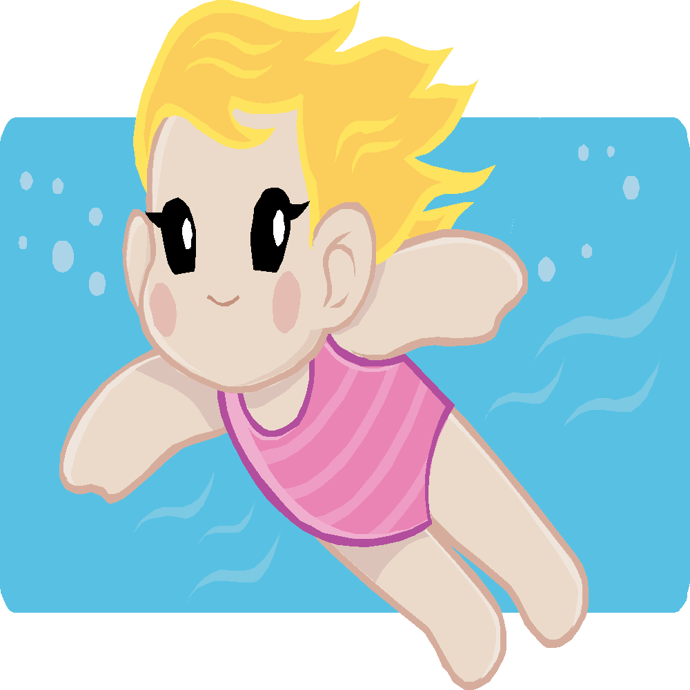 Download Swimming Clipart Cartoon - Girl Going Swimming Clipart PNG Image  with No Background 