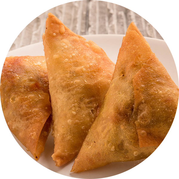 Spicy Samosa - Fried Food (600x600), Png Download