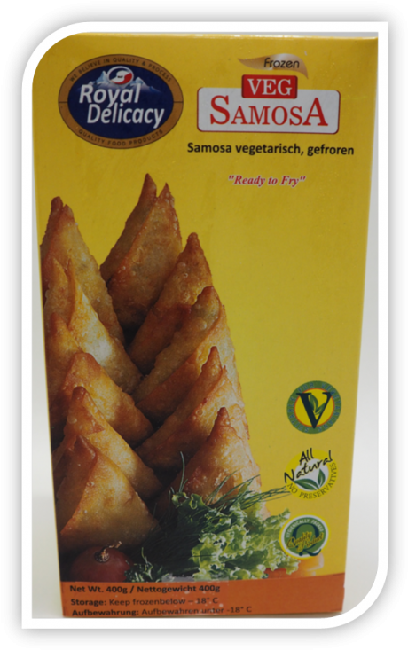 Vegetable Samosa Royal Delicacy 20pcs 400g - Prawn Roll (750x750), Png Download