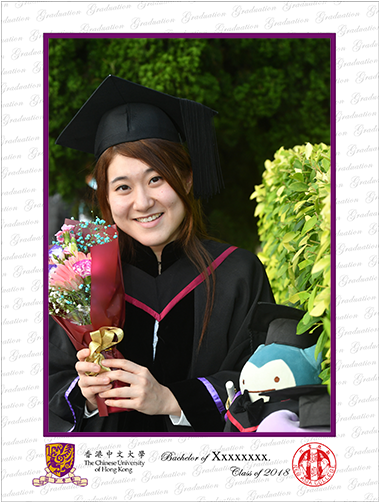 6″x8″ Gloss Surface Aluminium Photo Cuhk Graduation - Girl (650x650), Png Download