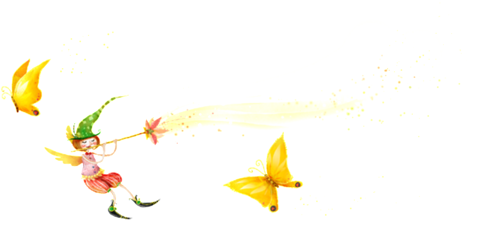 Fairytale Butterfly Fairy Pattern Design - Illustration (1024x731), Png Download