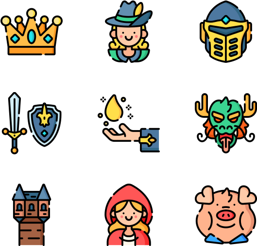 Fairytale - Avengers Character Icon (600x564), Png Download