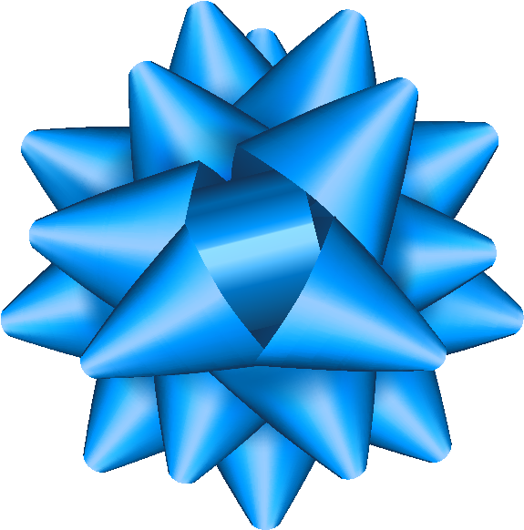Ribbon Blue Icon4 - Vector Graphics (600x600), Png Download