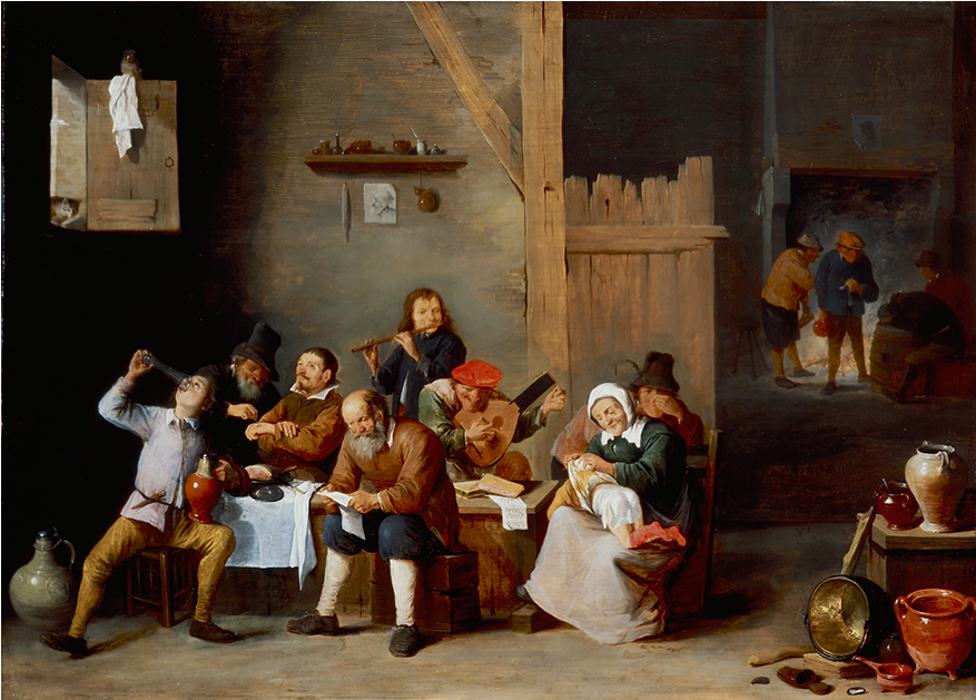 Pintura Flamenca I Holandesa Del Museu De Ginebra - Pintura Holandesa Burgues (1000x1000), Png Download