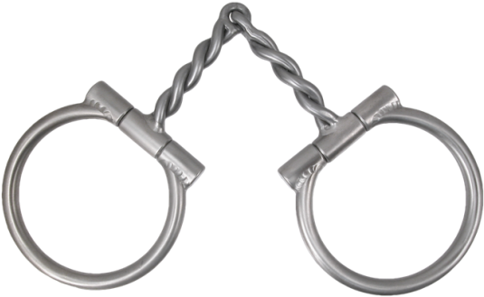 Baseline D Ring Snaffle With Large Twisted Wire - Twisted Wire Snaffle (650x488), Png Download