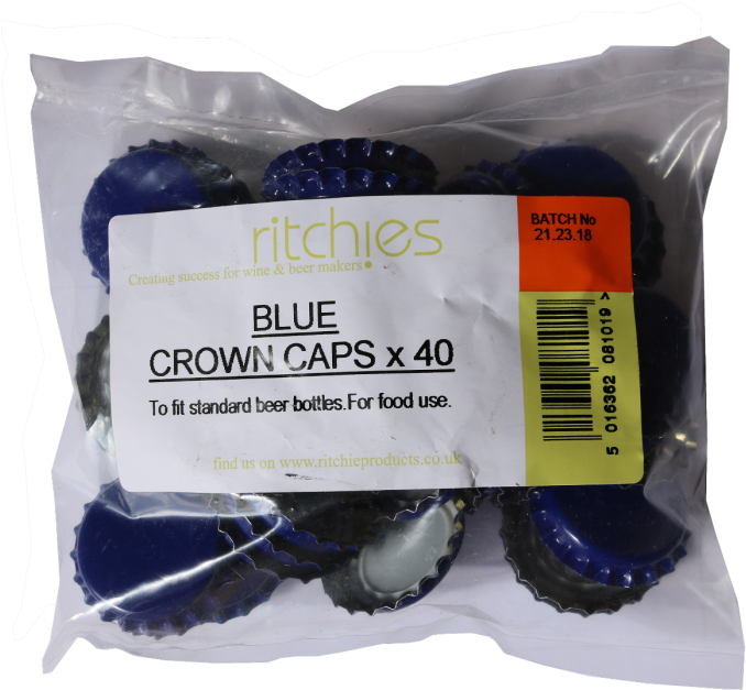 40 Blue Crown Caps - Cable (700x700), Png Download