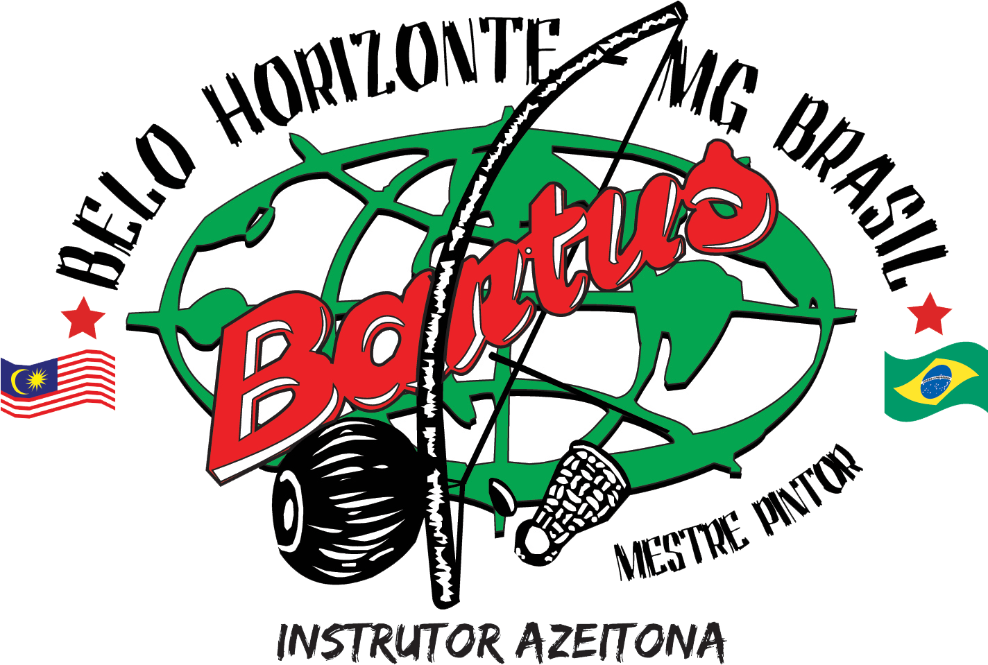 Logo For Fitogether - Bantus Capoeira (2958x2021), Png Download