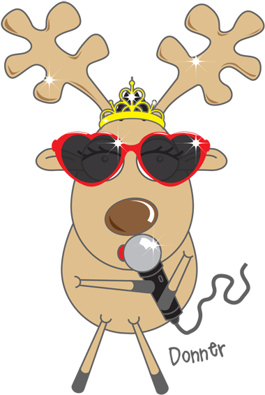 Santa Claus's Reindeer (600x600), Png Download