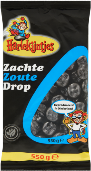 Harlekijntjes Zachte Zoute Drop - Harlekijntjes 225 Gram (700x700), Png Download
