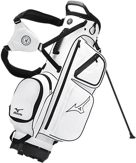 Mizuno Elite Stand Bag - Mizuno Black Golf Bags (600x600), Png Download