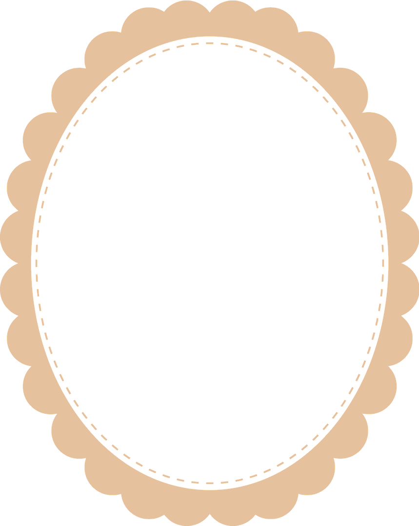 Profile Clipart Baby - Scrapbook Circle Png (859x1078), Png Download