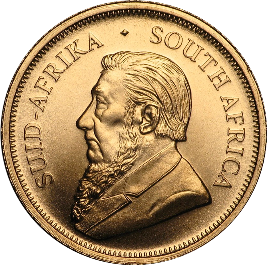 1 10 Oz Krugerrand Gold Coin 2018 - 20 Franc Albert I 1914 (1000x1000), Png Download