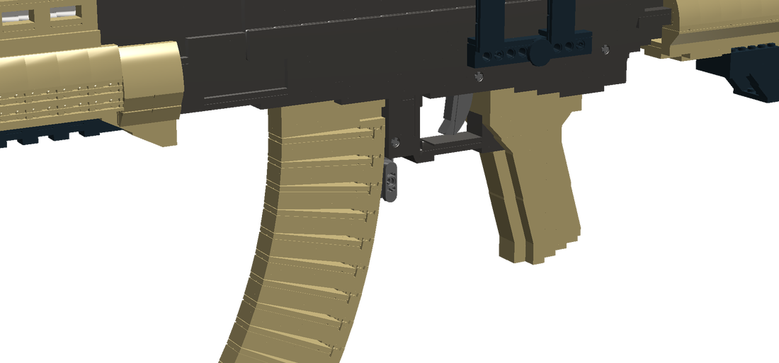 Picture - Assault Rifle (1100x513), Png Download