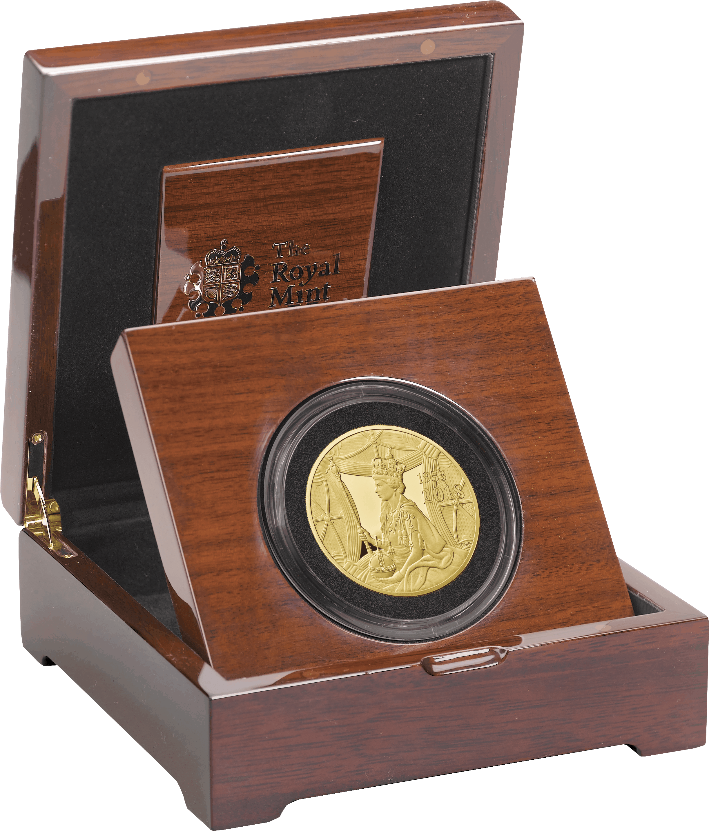 Sapphire Coronation Of Hm Queen 2018 Gold - Proof Coinage (2743x3044), Png Download