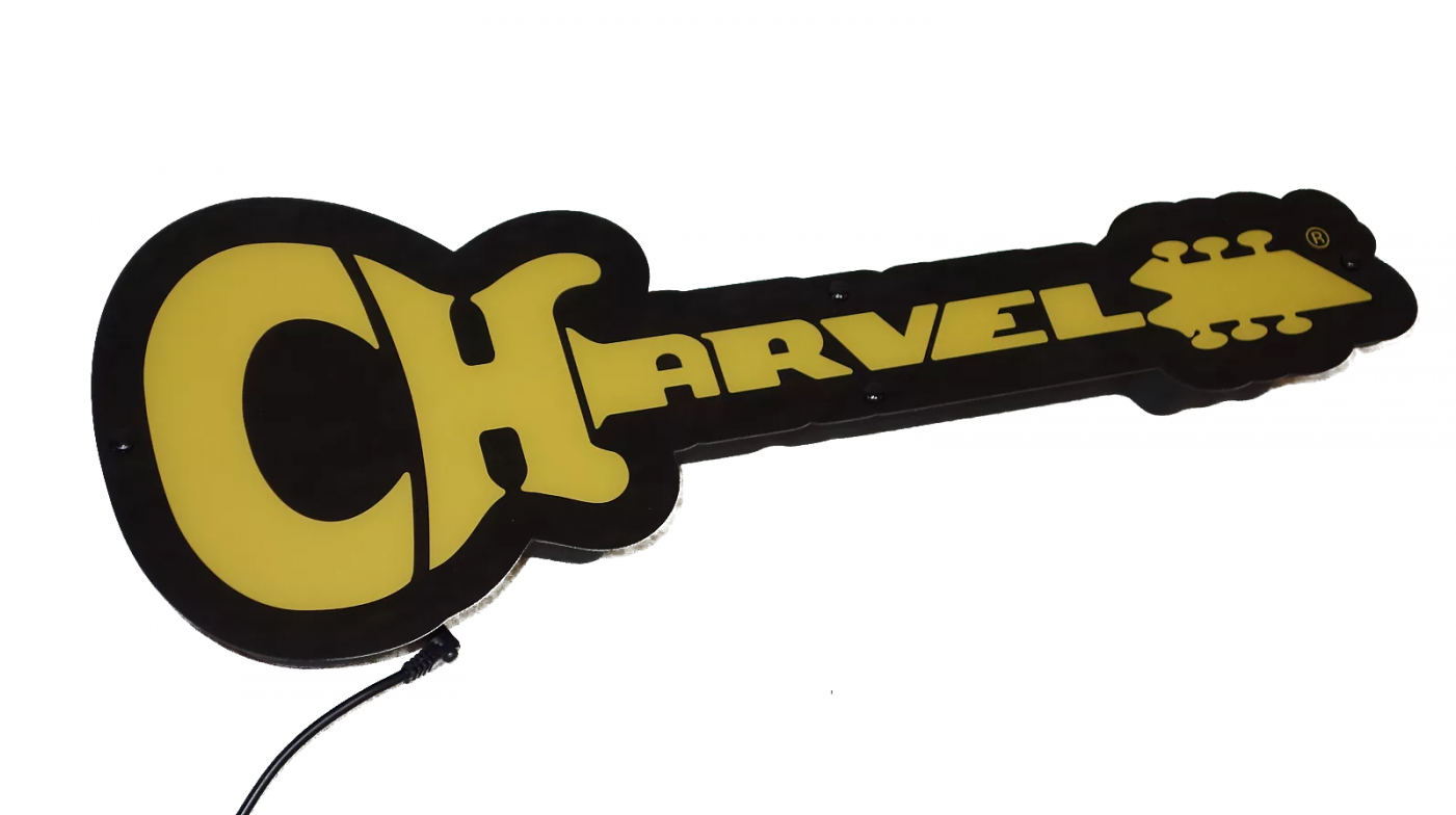 Charvel Guitars Logo Led Light Up Display Store Sign - Charvel Guitars (1400x1000), Png Download