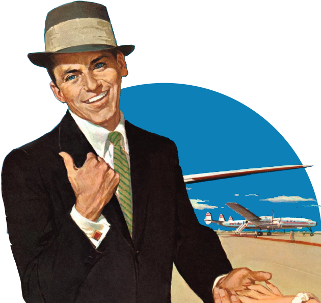 Frank Sinatra 100 Anos Especial -apoio Lateral Capas - Gentleman (635x600), Png Download