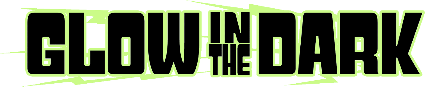 Glow-dark - Glow In Dark Png (1410x365), Png Download