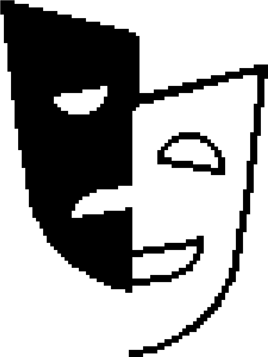 Theater Mask - Emoticon (1200x1200), Png Download